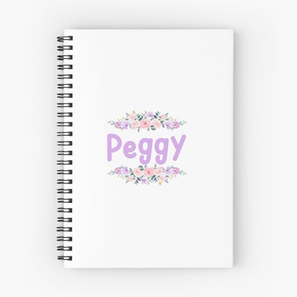 Item preview, Purple Flower Peggy Name Label designed and sold by NormadWorld.
