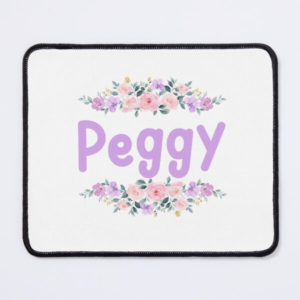Item preview, Purple Flower Peggy Name Label designed and sold by NormadWorld.