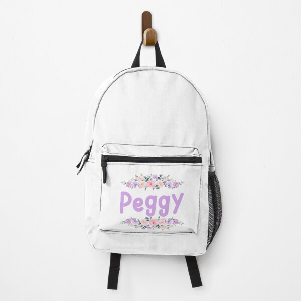 Item preview, Purple Flower Peggy Name Label designed and sold by NormadWorld.
