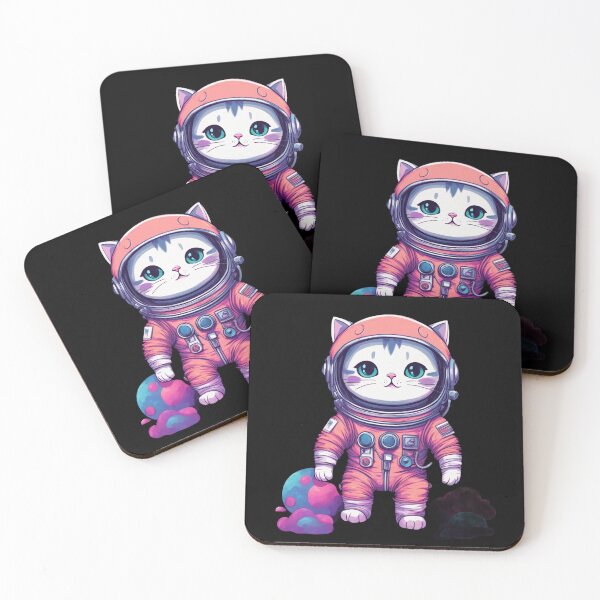 Item preview, Astro Cat, Space Suit Feline, Kawaii Characters designed and sold by Burn-Ego.