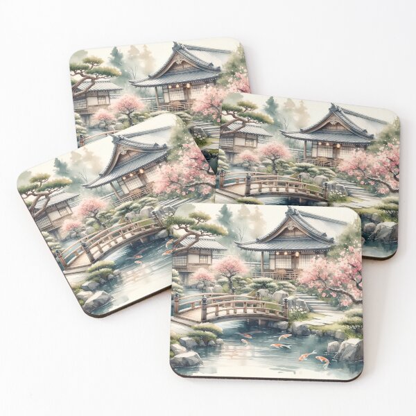 Item preview, "Tranquil Japanese Garden" designed and sold by APARTAI EU.