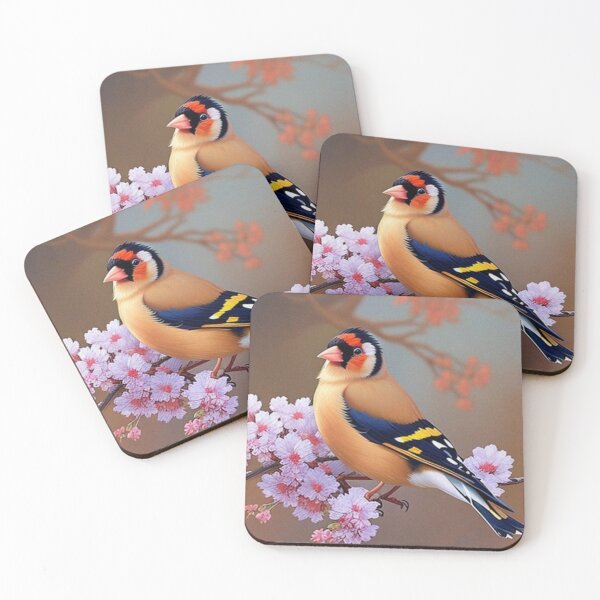 Item preview, " BIRD THEODORA" - Attracting Yellow Finches designed and sold by Obinne.