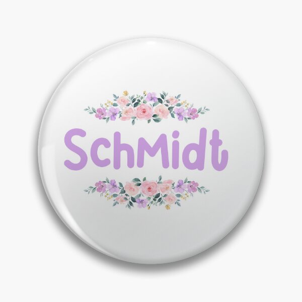 Item preview, Purple Flower Schmidt Name Label designed and sold by NormadWorld.