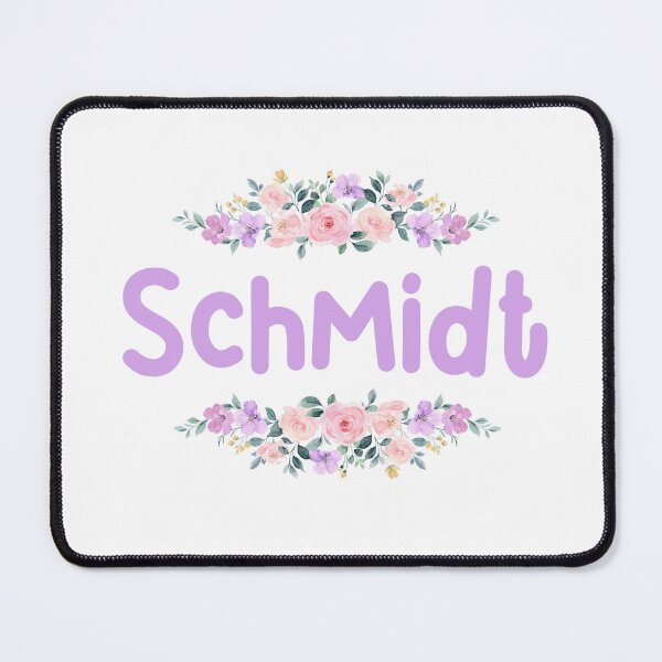 Item preview, Purple Flower Schmidt Name Label designed and sold by NormadWorld.