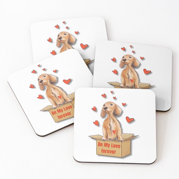 Item preview, Dachshund Be My Love Forever  designed and sold by Fionamyles.