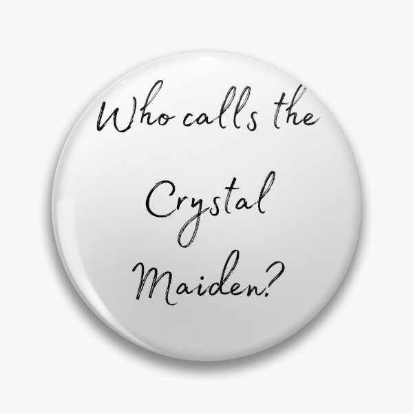 Item preview, DOTA 2 quote | Crystal Maiden | Who calls the Crystal Maiden? | queenoflaura designed and sold by queenoflaura.
