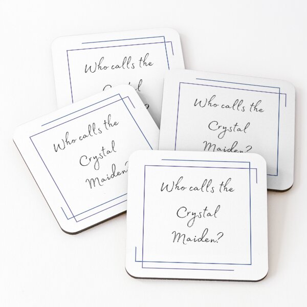 Item preview, DOTA 2 quote | Crystal Maiden | Who calls the Crystal Maiden? | queenoflaura designed and sold by queenoflaura.