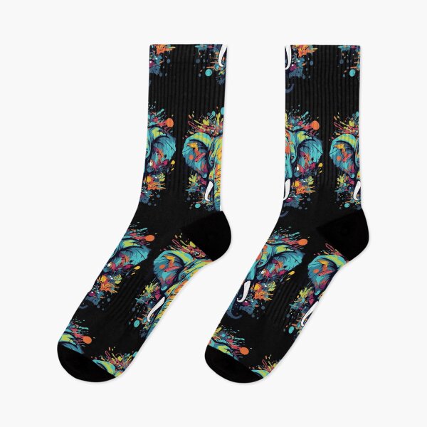 Item preview, Vivid Color Elephant, Animal Abstract Artwork, Thailand designed and sold by R-RHAPSODY.
