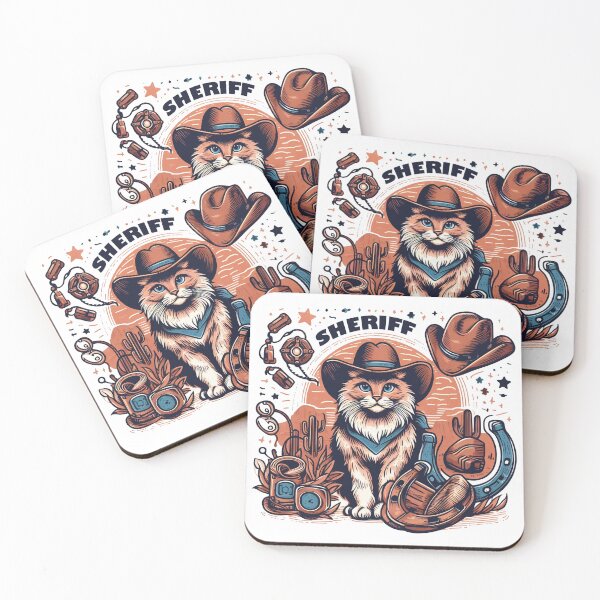 Item preview, Sheriff Cat designed and sold by İlker Berk Ergan.