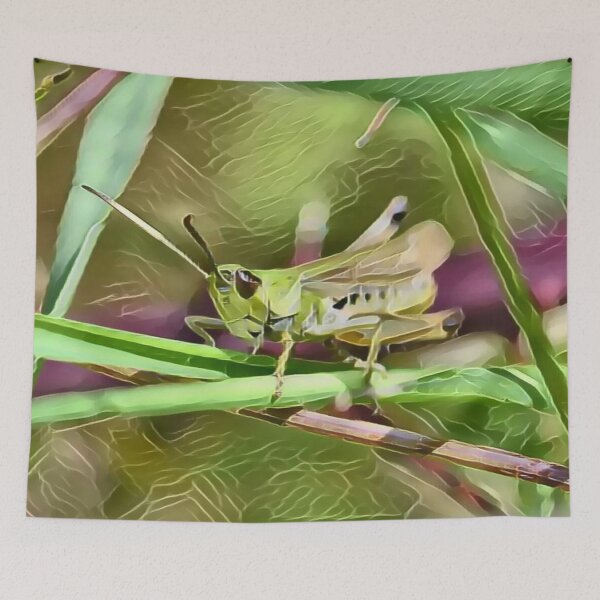 Item preview, Grasshopper Balance In Gemstone designed and sold by Fearless-Fox.
