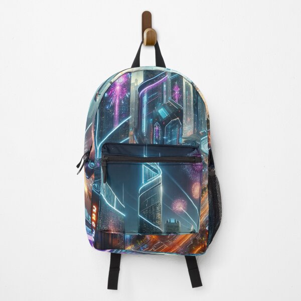 Item preview, Futuristic Festivities: High-Tech New Year 2024 designed and sold by FIYARO.