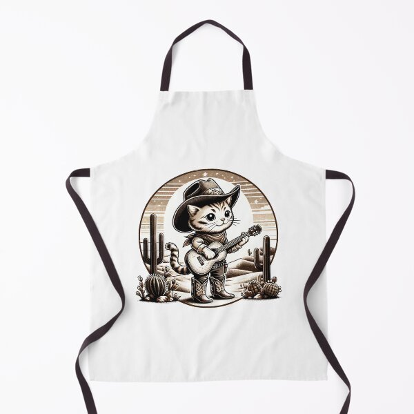 Item preview, Westerner Cowboy Cat With His Guitar  designed and sold by İlker Berk Ergan.