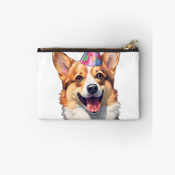 Item preview, Happy corgi in Birthday cone designed and sold by Anbe_design.