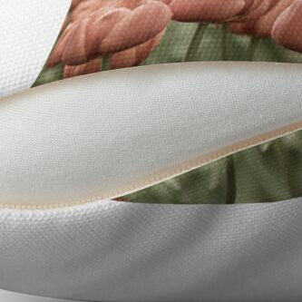 Alternate view of Tulip Field Throw Pillow