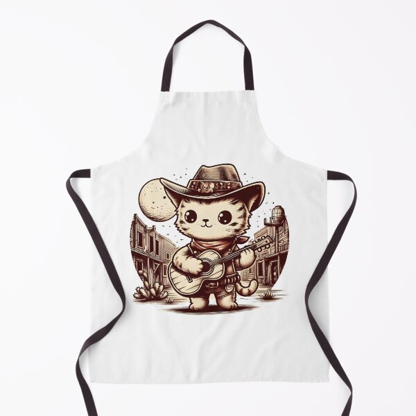 Item preview, Westerner Guitarist Cat designed and sold by İlker Berk Ergan.