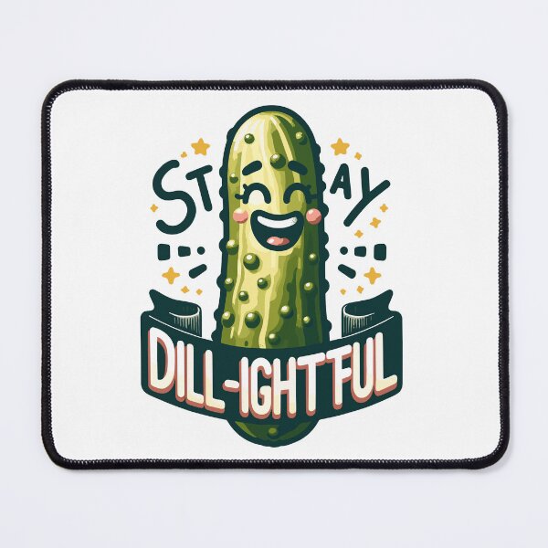 Item preview, Happy Pickle Stay Dillightful Groovy designed and sold by CosyTeal.