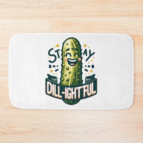 Item preview, Happy Pickle Stay Dillightful Groovy designed and sold by CosyTeal.