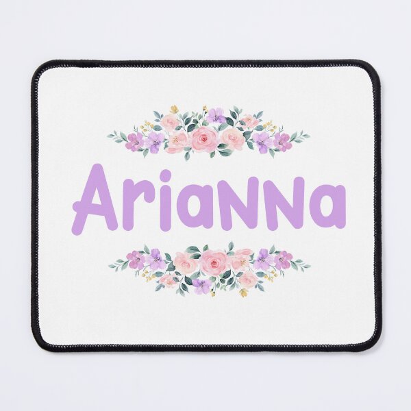 Item preview, Purple Flower Arianna Name Label designed and sold by NormadWorld.