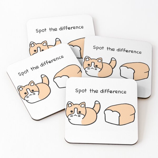 Item preview, Pan gato encuentra la diferencia designed and sold by EmilyDraws10.