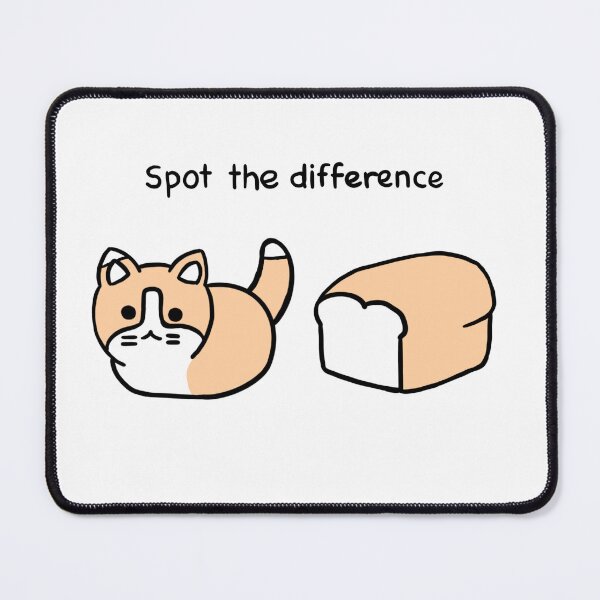 Item preview, Bread cat spot the difference designed and sold by EmilyDraws10.
