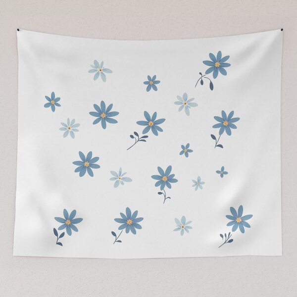 Item preview, Blue Flowers  designed and sold by HeeShirt.
