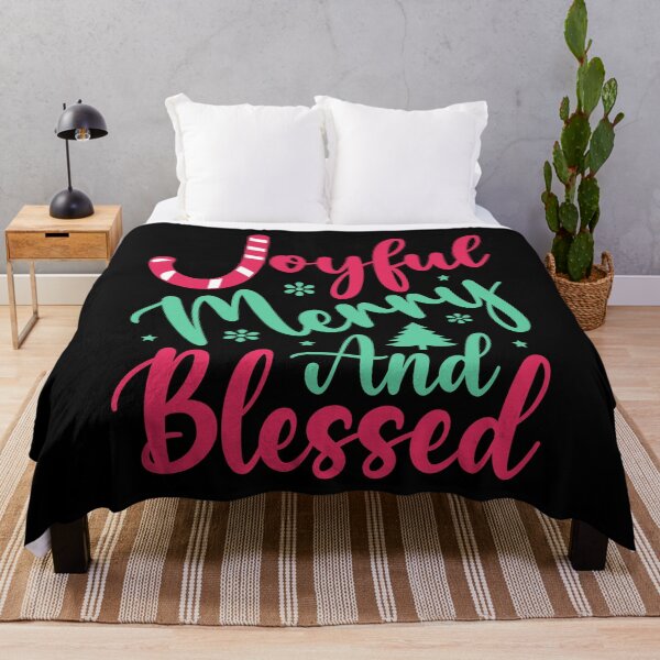 Item preview, Joyful Merry And Blessed designed and sold by shopbakas.