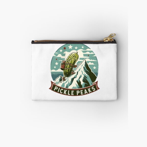 Item preview, Hiking Pickle Climbing Peaks Retro designed and sold by CosyTeal.