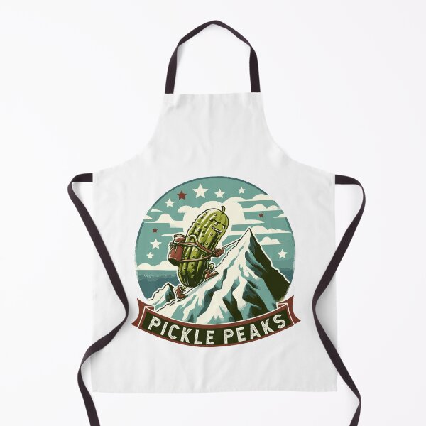 Item preview, Hiking Pickle Climbing Peaks Retro designed and sold by CosyTeal.