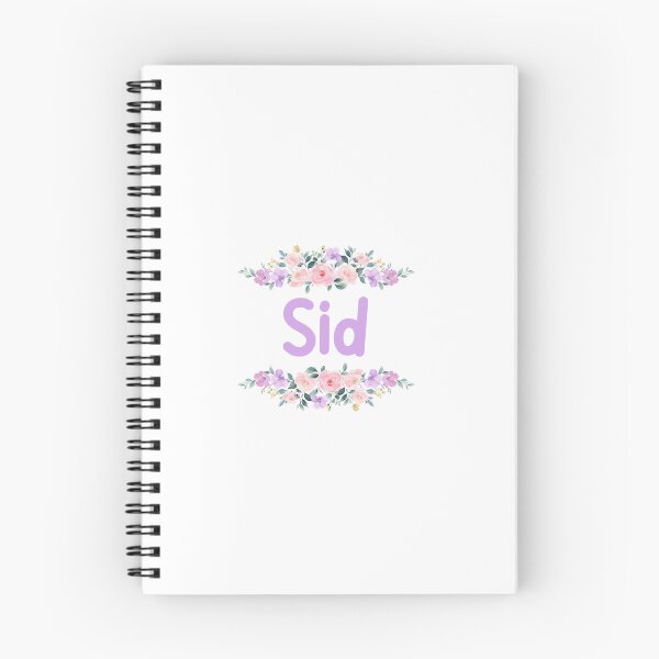 Item preview, Purple Flower Sid Name Label designed and sold by NormadWorld.