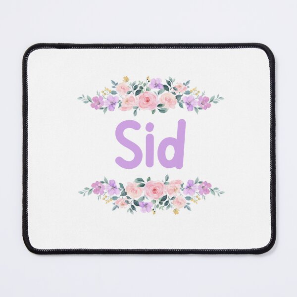 Item preview, Purple Flower Sid Name Label designed and sold by NormadWorld.