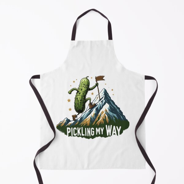 Item preview, Hiking Pickle Pickling My Way Retro designed and sold by CosyTeal.