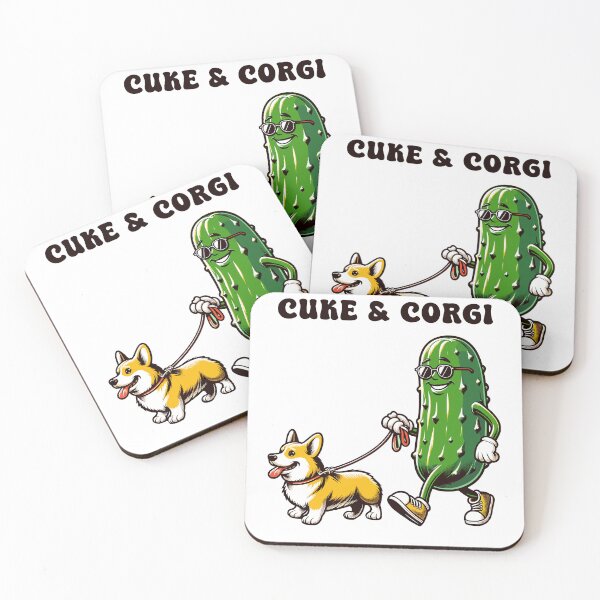 Artikelvorschau, Peakle Cuke und Corgi Retro entworfen und verkauft von CosyTeal.