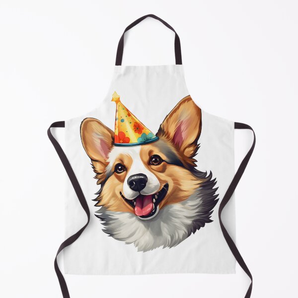Item preview, Happy Birthday cone Corgi designed and sold by AngelinaBezm.