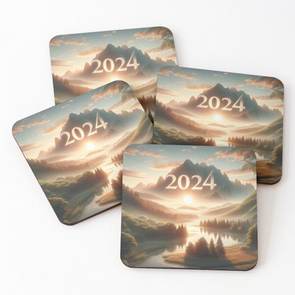 Item preview, Dawn of Renewal: Welcoming 2024 in Nature's Embrace designed and sold by FIYARO.