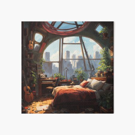 Item preview, Magical Bedroom with Skylight designed and sold by DividedFortune.