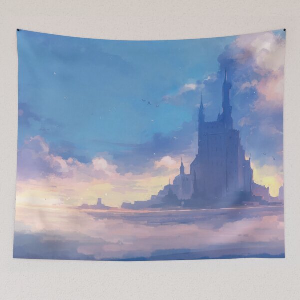 Item preview, Sky Castle in Pink Clouds  designed and sold by momosstyle.