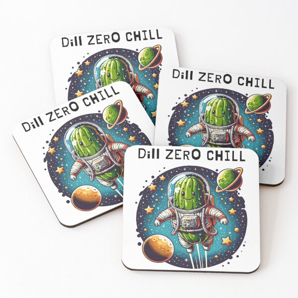 Item preview, Pickle Astronaut Dill Zero Chill designed and sold by CosyTeal.
