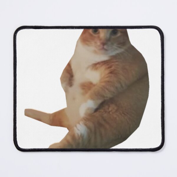 Item preview, funny orange fat cat meme sticker designed and sold by UchihaIndustry.
