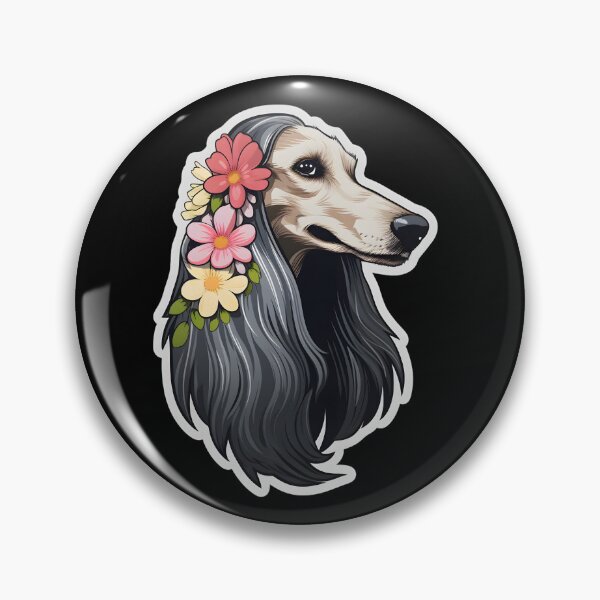Artikelvorschau, Afghan Hound In Flowers entworfen und verkauft von CUTEDOGGIEZ.