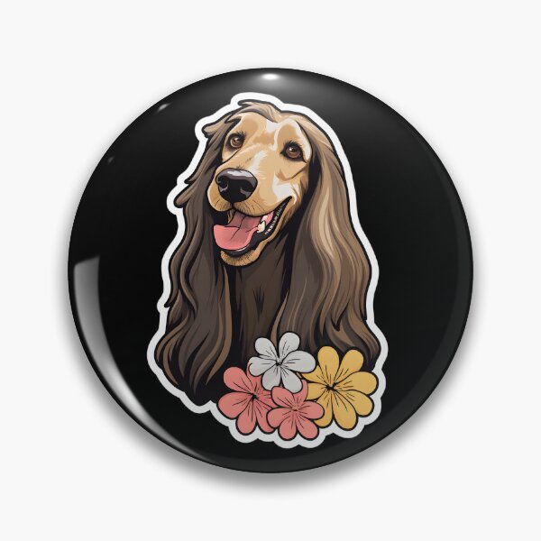 Artikelvorschau, Afghan Hound In Flowers entworfen und verkauft von CUTEDOGGIEZ.
