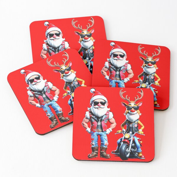 Item preview, The Christmas Gang 2-Santa & Reindeer/Santa & Rednose designed and sold by Wonder-Place.