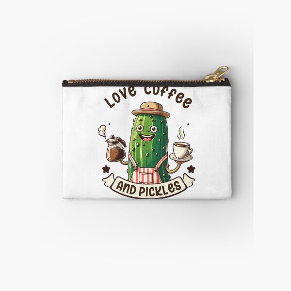 Item preview, Pickle Barista Love Coffee And Pickles Retro designed and sold by CosyTeal.