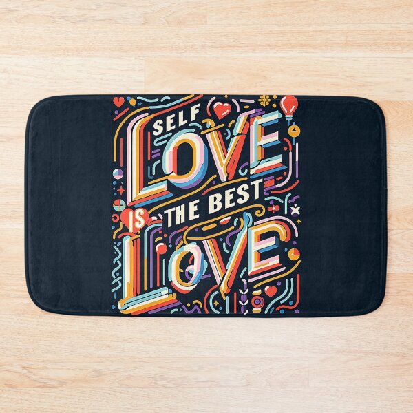 Item preview, Self love is the best love, typography designed and sold by maxmaj.