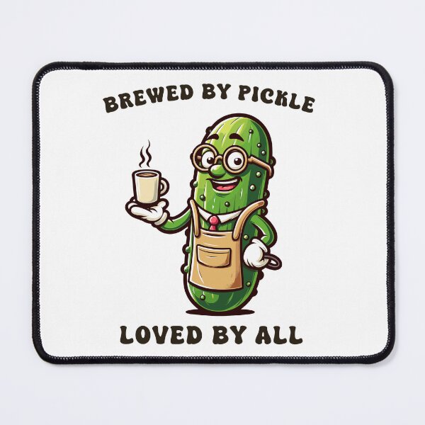 Item preview, Pickle Barista Loved By All Retro designed and sold by CosyTeal.