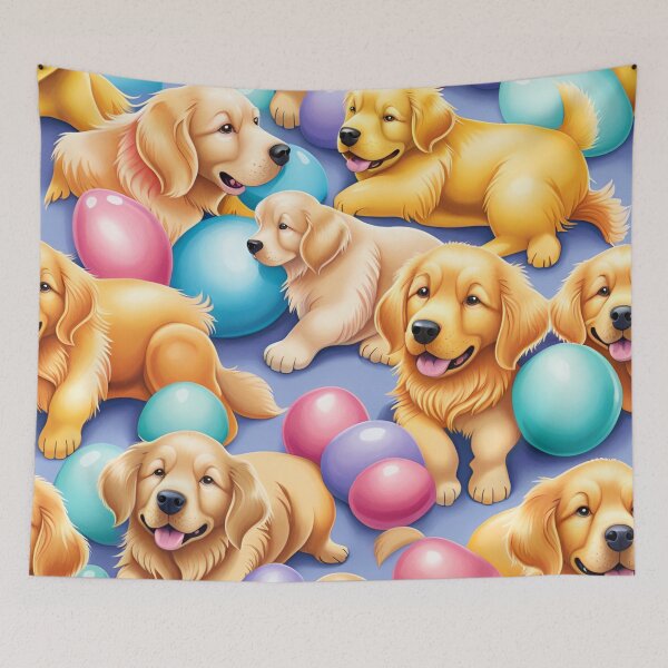 Item preview, Adorable Golden Retriever Puppy Playful designed and sold by purplesensation.