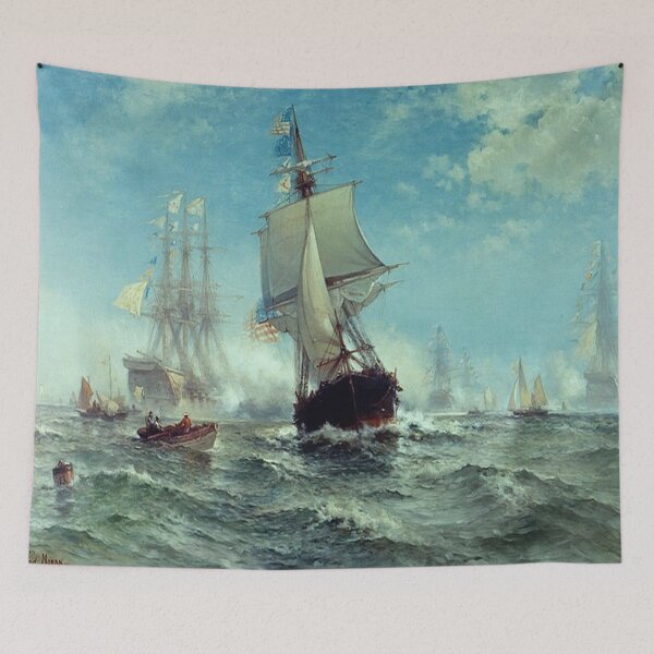 Item preview, First Recognition of the American Flag by a Foreign country. designed and sold by tomorrowsart.
