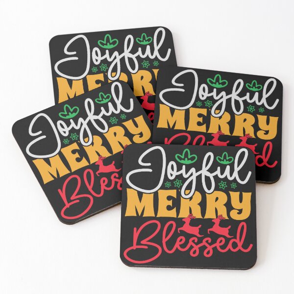 Item preview, Joyful Merry Blessed designed and sold by shopbakas.