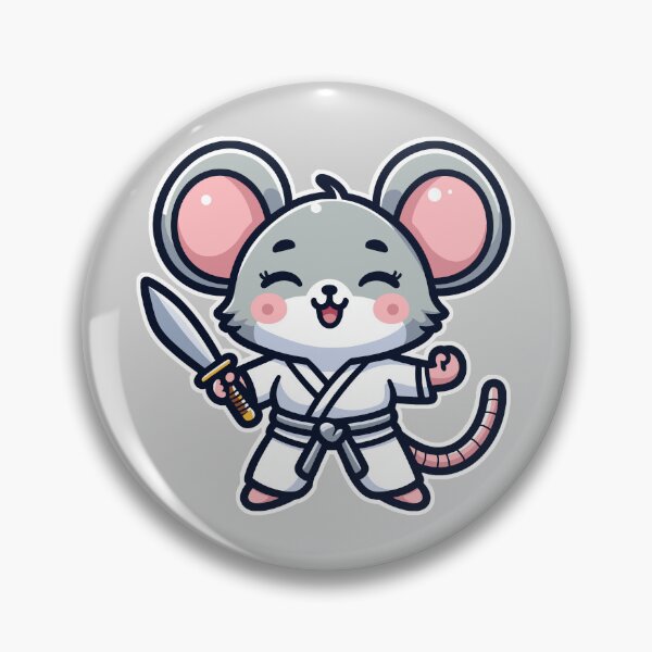Item preview, Kawaii Cute Karate Mouse 3 | Pets and Animals for Men and Women t-shirt designed and sold by panchiTWO.