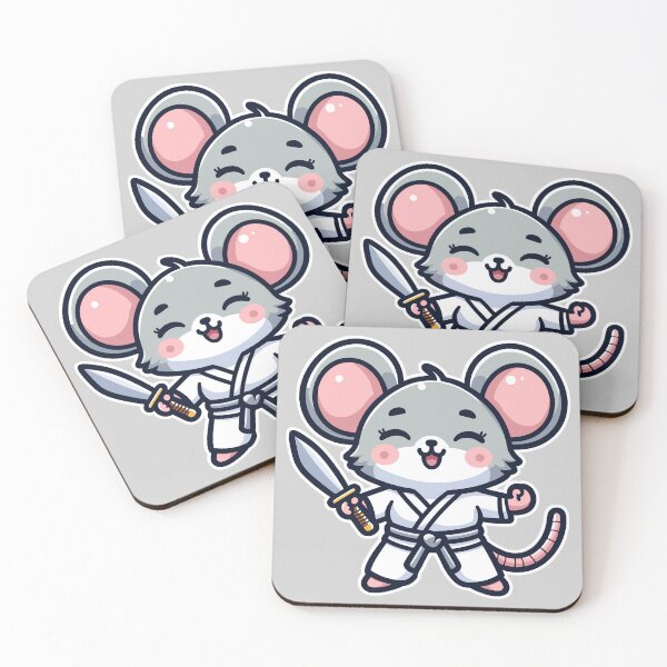 Item preview, Kawaii Cute Karate Mouse 3 | Pets and Animals for Men and Women t-shirt designed and sold by panchiTWO.