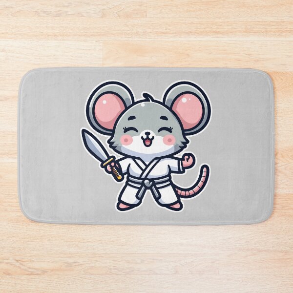 Item preview, Kawaii Cute Karate Mouse 3 | Pets and Animals for Men and Women t-shirt designed and sold by panchiTWO.